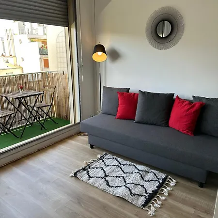 Apartmán Piso En Metro Duplex Line 6 Paříž